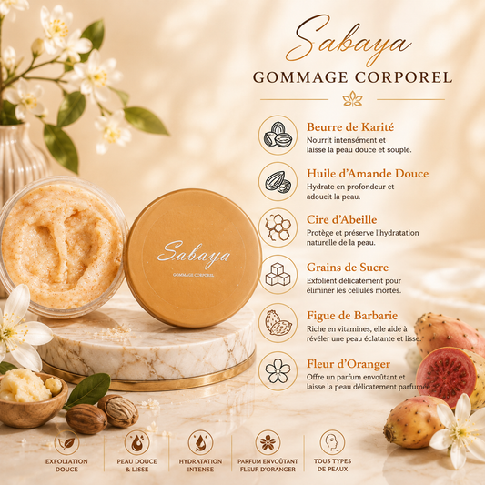 Gommage  caresse d'oranger (250 ml)